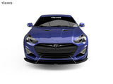 2013-2015 Hyundai Genesis Coupe VZ1 Style Front Bumper Splitter - Vicrez