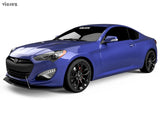 2013-2015 Hyundai Genesis Coupe VZ1 Style Front Bumper Splitter - Vicrez