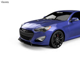2013-2015 Hyundai Genesis Coupe VZ1 Style Front Bumper Splitter - Vicrez