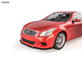 2008-2015 Infiniti G37 Q60 VZ3 Style Front Bumper Splitter - Vicrez