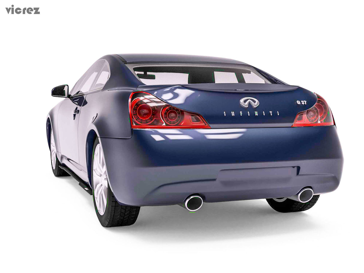 2008-2015 Infiniti G37 Q60 V3R Style Side Skirt Splitters - Vicrez