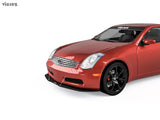 2003-2007 Infiniti G35 Coupe Front Bumper Lip Splitter - Vicrez