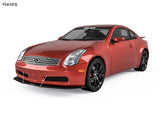 2003-2007 Infiniti G35 Coupe Front Bumper Lip Splitter - Vicrez
