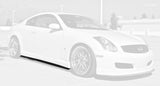 2003-2007 Infiniti G35 Coupe Side Skirt Splitters - Vicrez