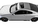 2003-2007 Infiniti G35 Coupe Side Skirt Splitters - Vicrez