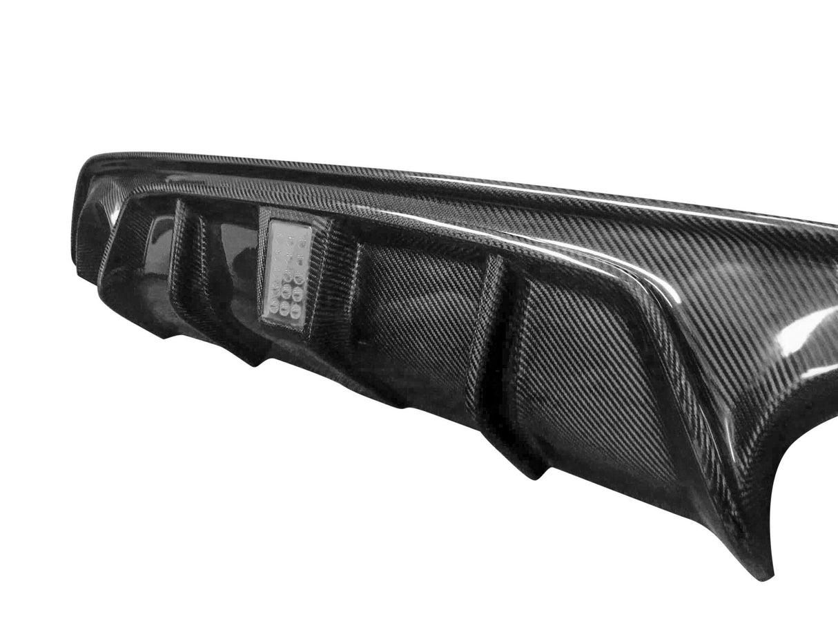 2018-2021 Infiniti Q50 Ldz Style Rear Diffuser - Vicrez Carbon Fiber