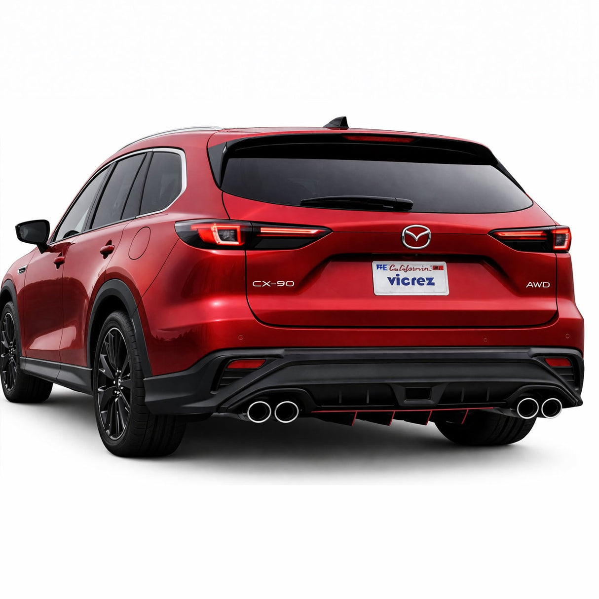 2024-2026 Mazda CX-90 Jesky VR4 Style Rear Diffuser - Vicrez