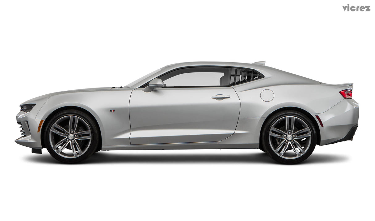2016-2024 Chevrolet Camaro LV Style Quarter Window Louvers - Vicrez