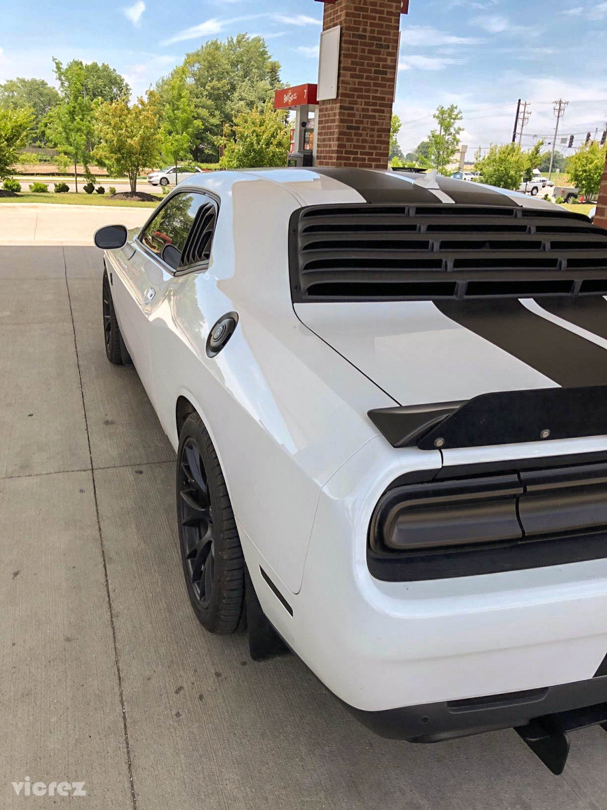 2008-2023 Dodge Challenger LV Style Rear & Quarter Window Louvers - Vicrez