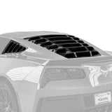 2014-2019 Chevrolet Corvette C7 LV Style Rear & Quarter Window Louvers - Vicrez