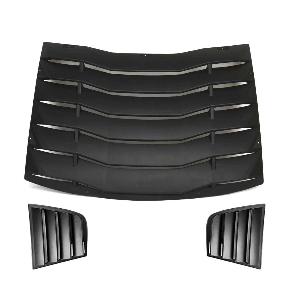 2011-2023 Dodge Charger LV Style Rear + Quarter Window Louvers - Vicrez