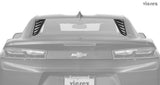 2016-2024 Chevrolet Camaro LV Style Rear Side Window Louvers - Vicrez