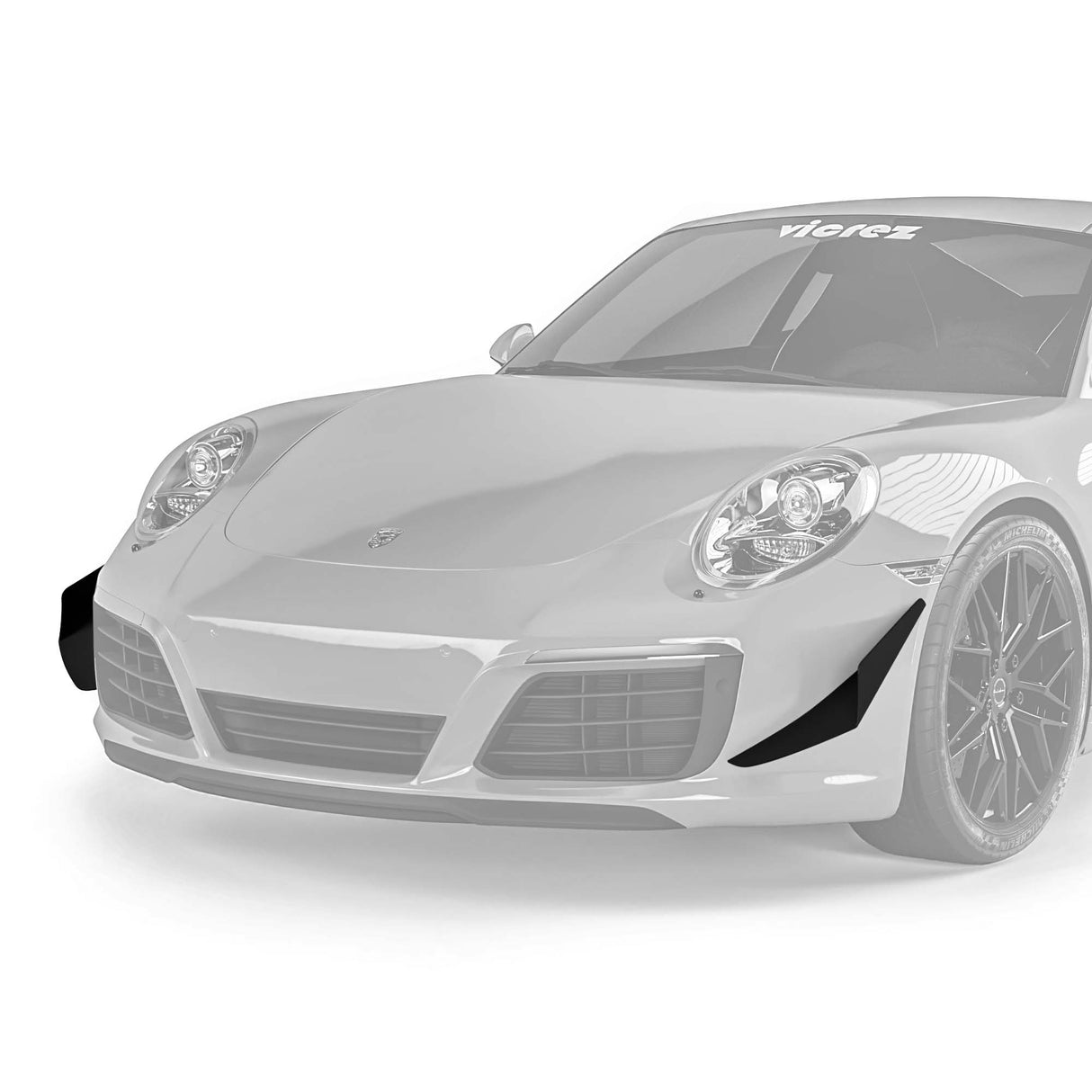 Universal LV Style Front Bumper Canards - Vicrez