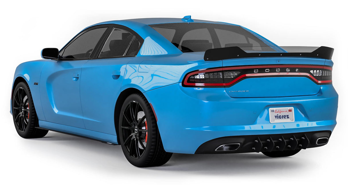 2015-2023 Dodge Charger LV Style Rear Diffuser Add-on - Vicrez