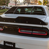 2008-2023 Dodge Challenger LV Style Rear Window Louvers - Vicrez