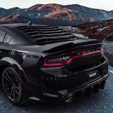 2011-2023 Dodge Charger LV Style Rear + Quarter Window Louvers - Vicrez