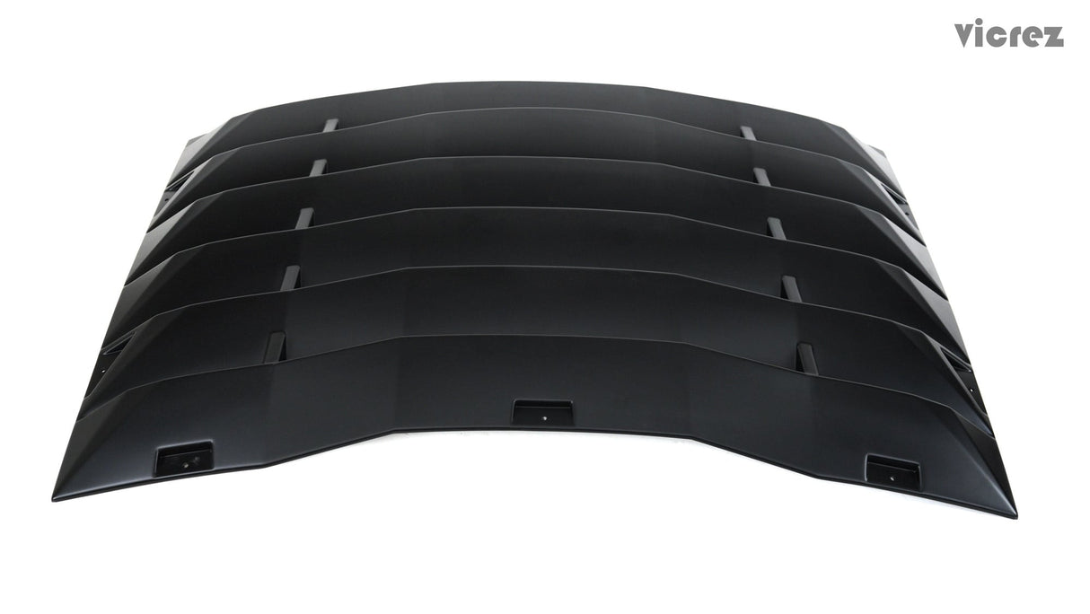 2011-2023 Dodge Charger LV Style Rear + Quarter Window Louvers - Vicrez