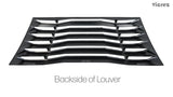 2011-2023 Dodge Charger LV Style Rear + Quarter Window Louvers - Vicrez