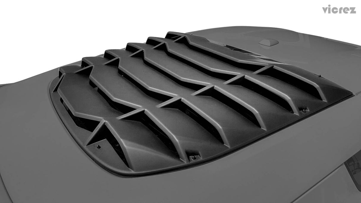 2009-2019 Nissan 370Z LV Style Rear Window Louvers - Vicrez