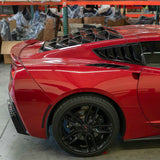 2014-2019 Chevrolet Corvette C7 LV Style Rear Window Louvers - Vicrez