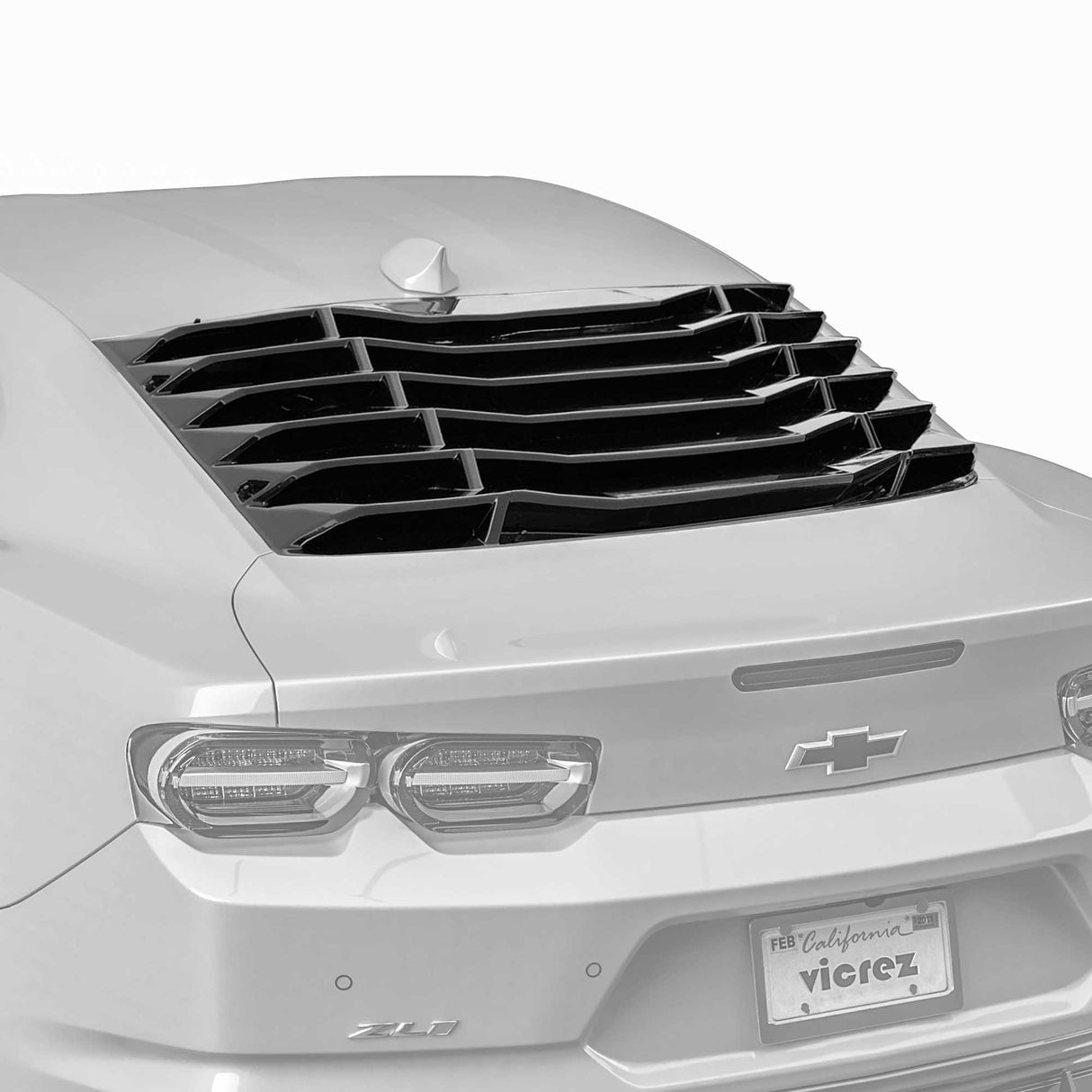 2016-2024 Chevrolet Camaro LV Style Rear Window Louvers - Vicrez
