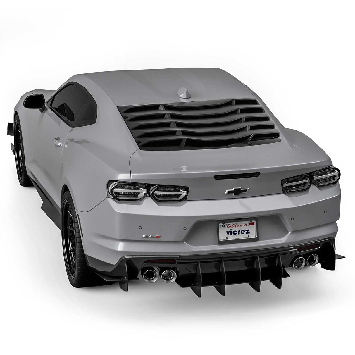 2016-2024 Chevrolet Camaro LV Style Rear Window Louvers - Vicrez