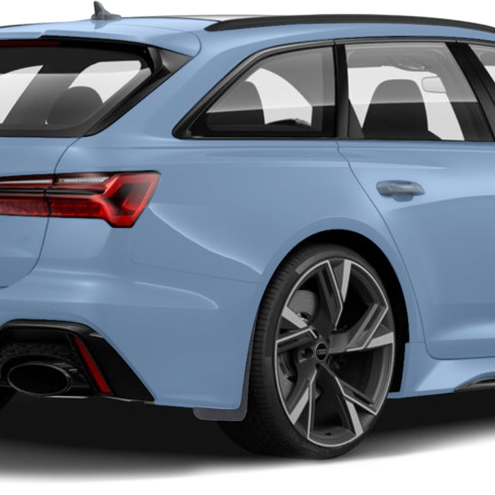 2021-2026 Audi RS6 Avant Rear Mud Flaps - Vicrez