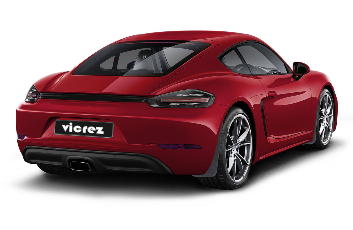 2017-2025 Porsche 718 Mud Flaps Front and Rear - Vicrez