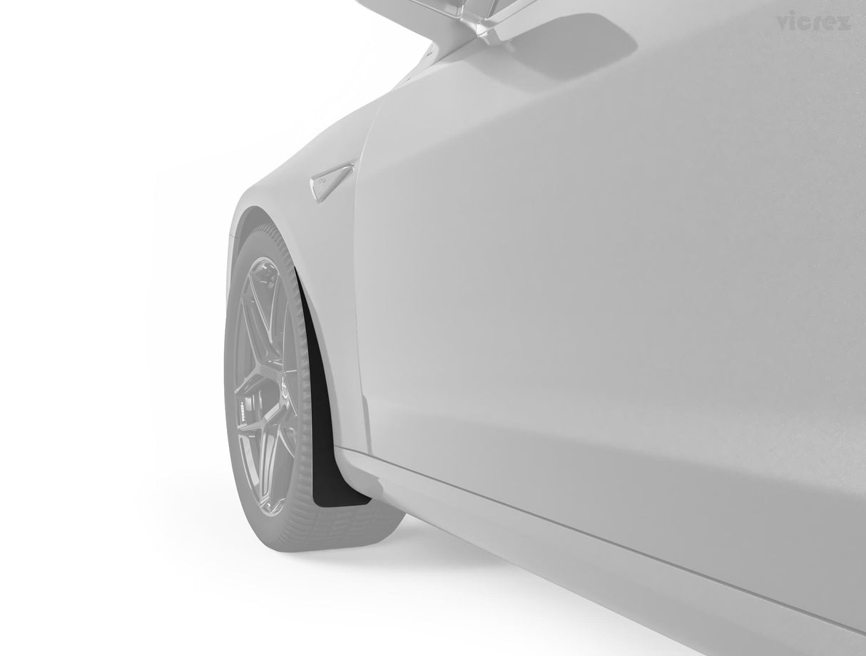 2017-2019 Tesla Model 3 Front Mud Flaps - Vicrez