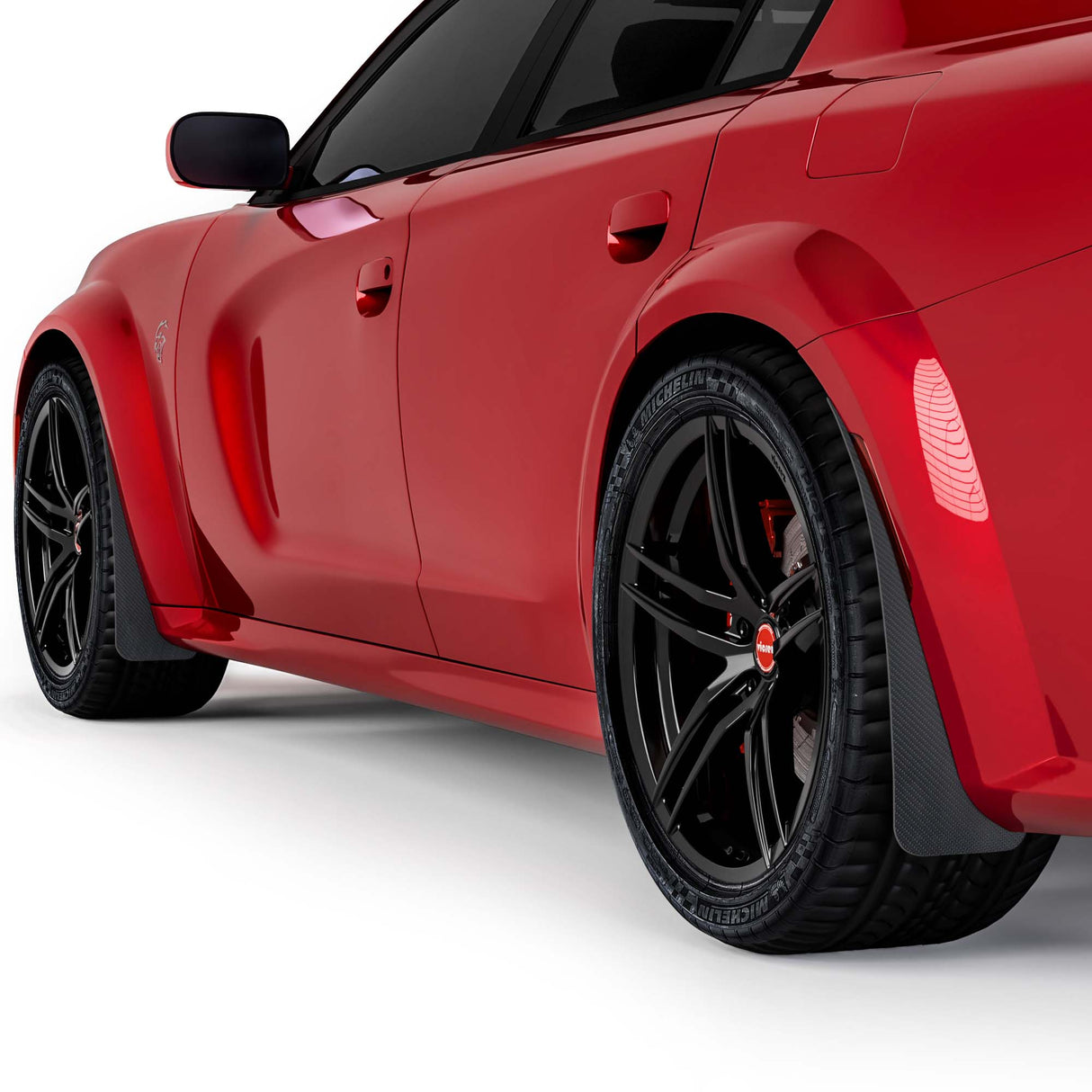2020-2023 Dodge Charger Widebody Look Mud Flaps Front and Rear - Vicrez