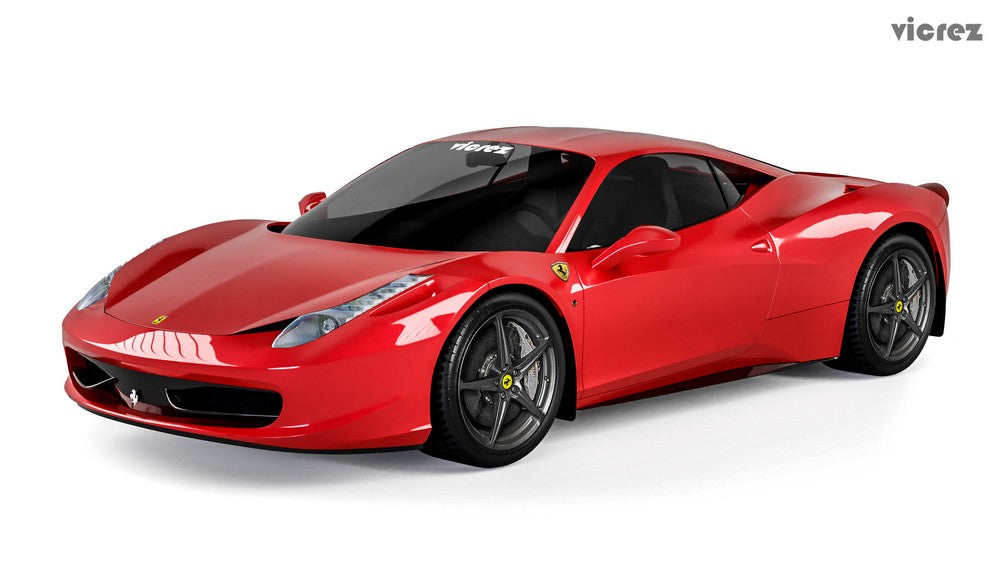 2009-2015 Ferrari 458 Front and Rear Mud Flaps - Vicrez