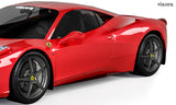 2009-2015 Ferrari 458 Front and Rear Mud Flaps - Vicrez