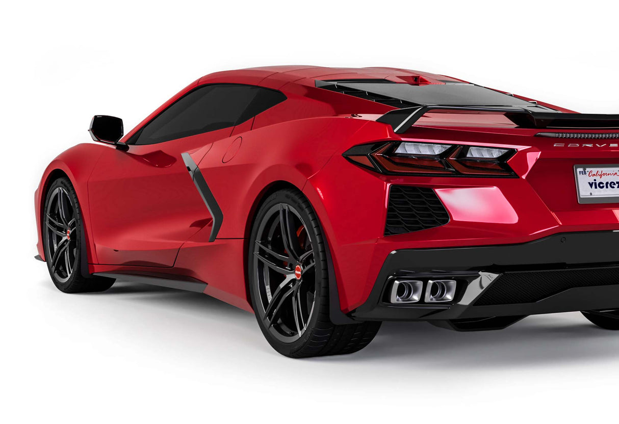 2020-2026 Chevrolet Corvette C8 Mud Flaps Front and Rear - Vicrez