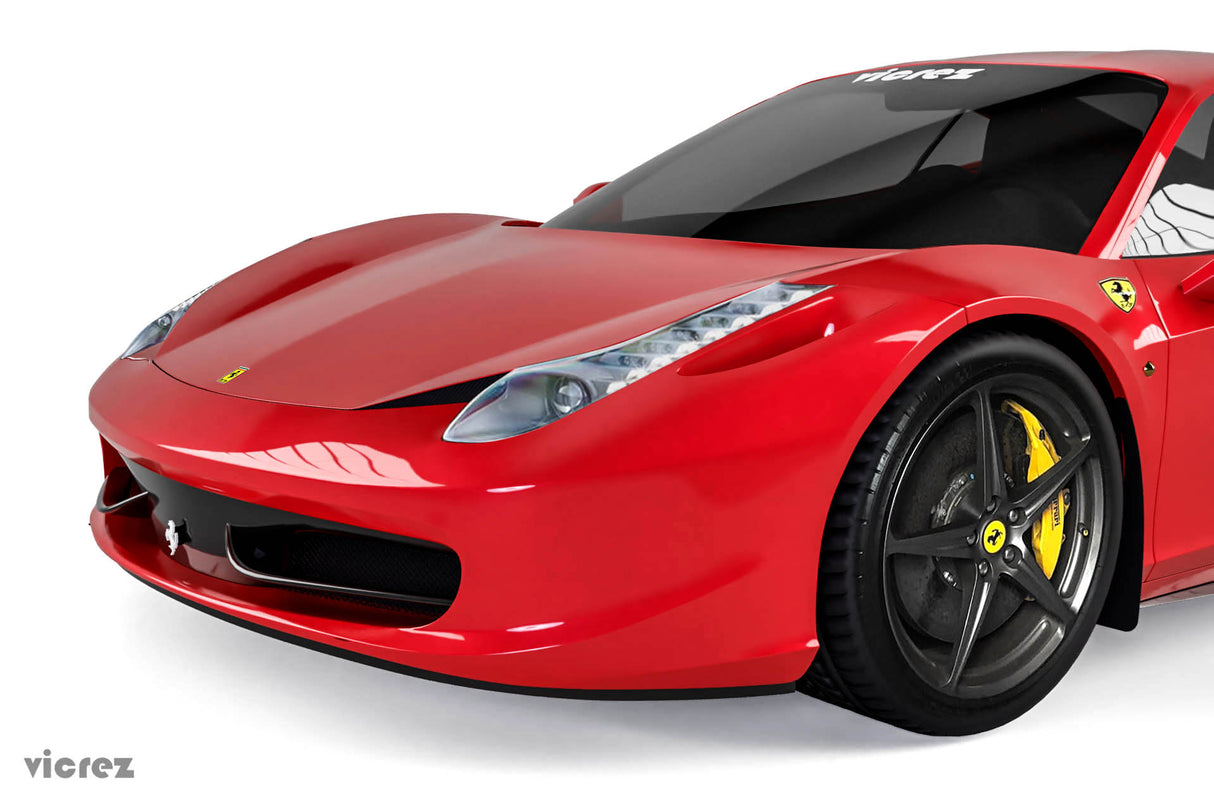 2009-2015 Ferrari 458 Front Mud Flaps - Vicrez