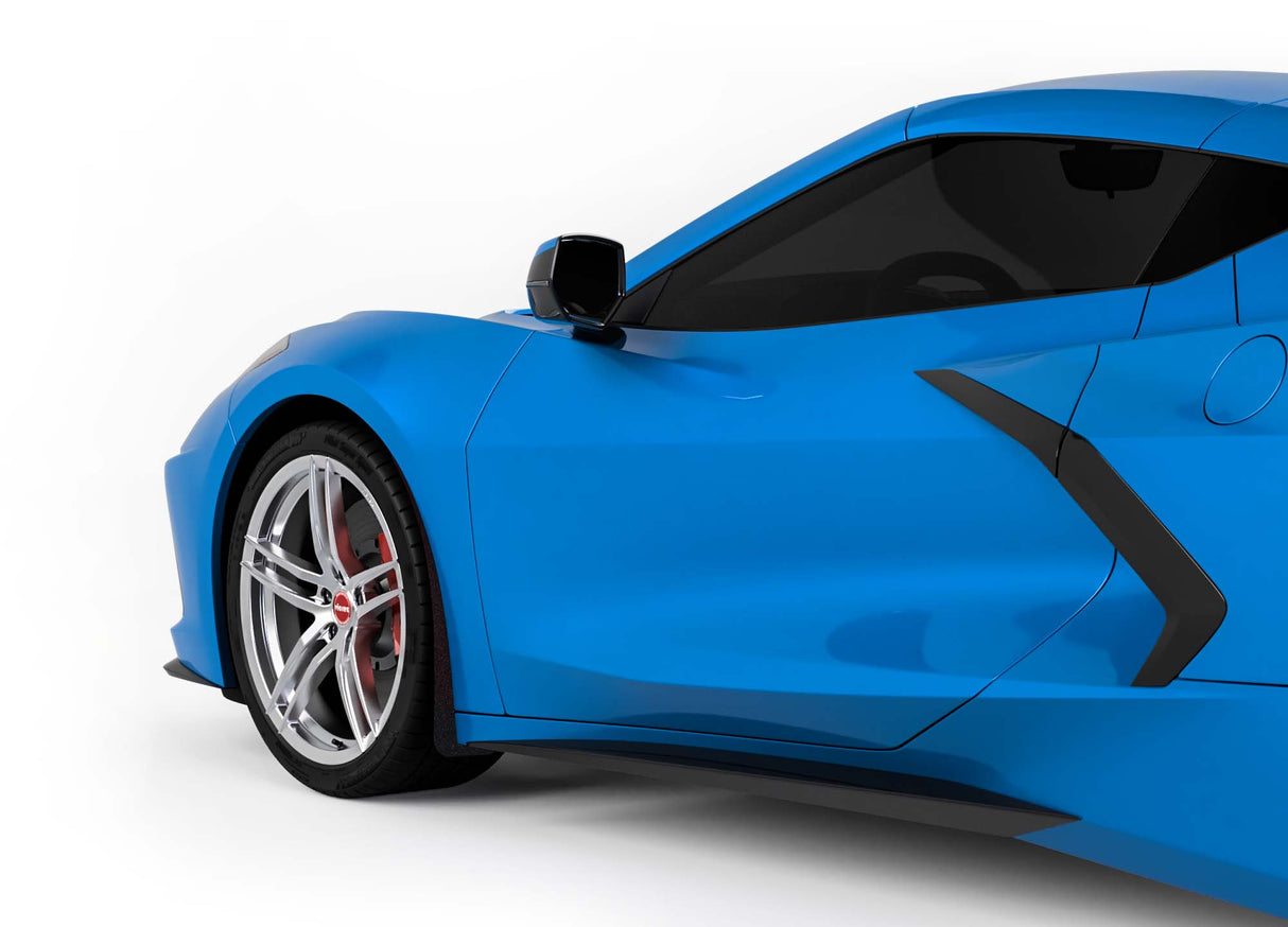 2020-2026 Chevrolet Corvette C8 Front Mud Flaps - Vicrez