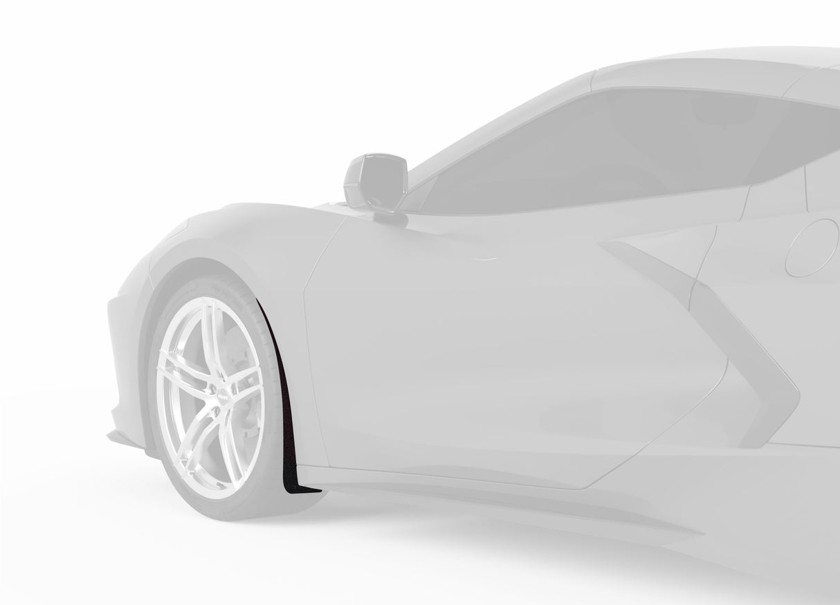 2020-2026 Chevrolet Corvette C8 Front Mud Flaps - Vicrez