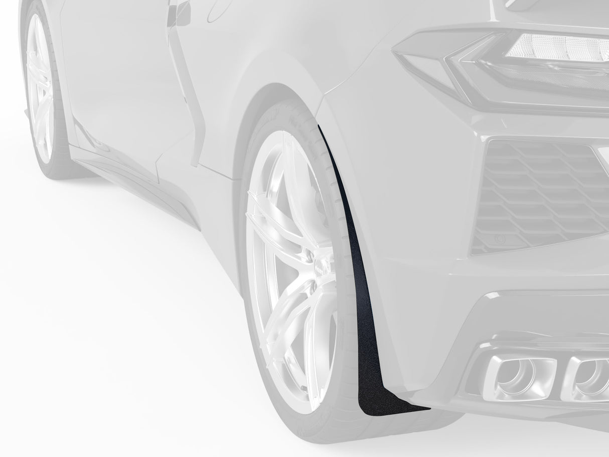 2020-2026 Chevrolet Corvette C8 Rear Mud Flaps - Vicrez