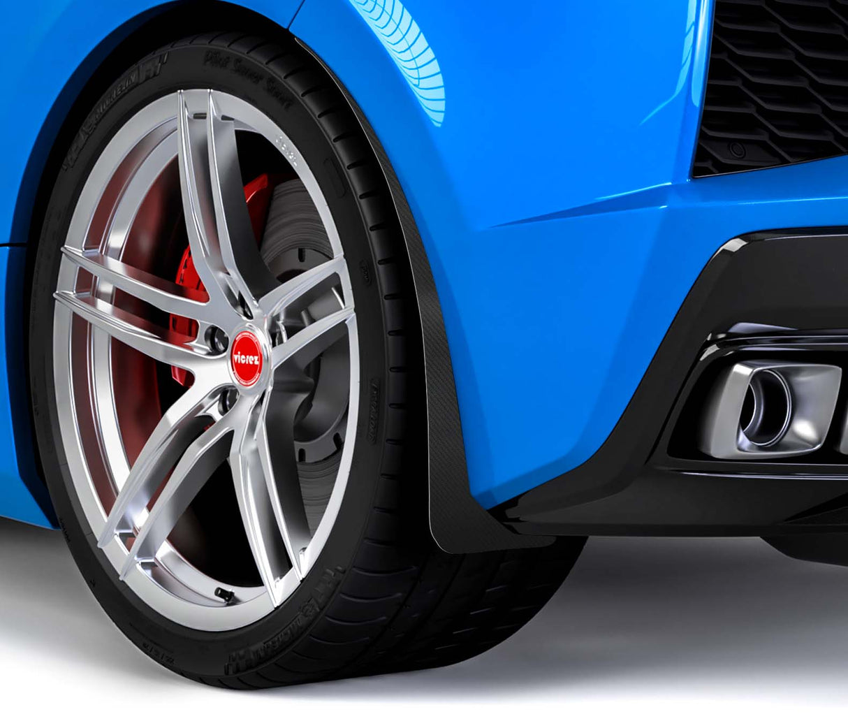 2020-2026 Chevrolet Corvette C8 Rear Mud Flaps - Vicrez
