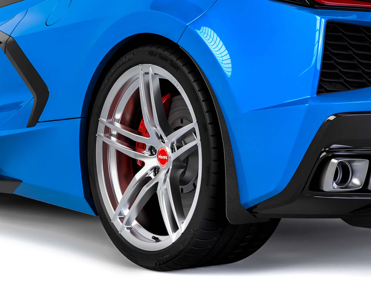 2020-2026 Chevrolet Corvette C8 Rear Mud Flaps - Vicrez
