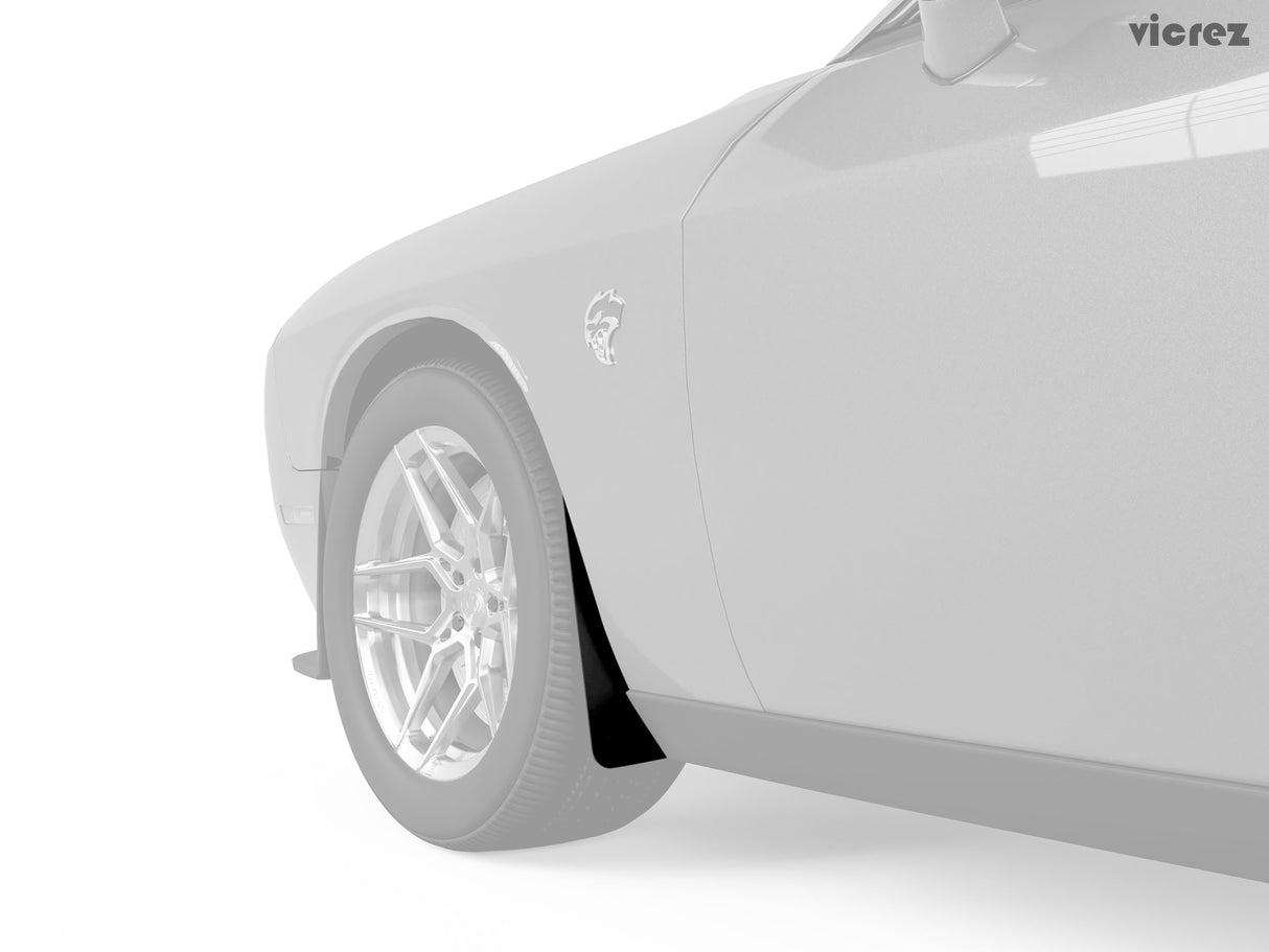 2015-2023 Dodge Challenger Front Mud Flaps - Vicrez