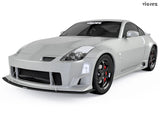 2003-2008 Nissan 350Z ING Style Front Bumper Lip Splitter - Vicrez