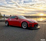 2003-2018 Nissan 350Z/370Z N3R/V3R Style Front Bumper Lip Splitter - Vicrez