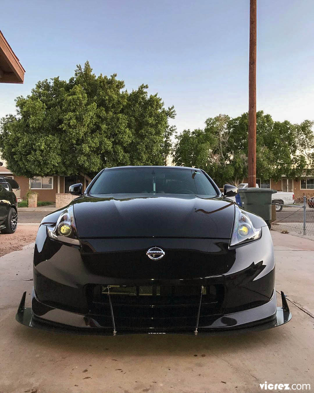 2003-2018 Nissan 350Z/370Z N3R/V3R Style Front Bumper Lip Splitter - Vicrez