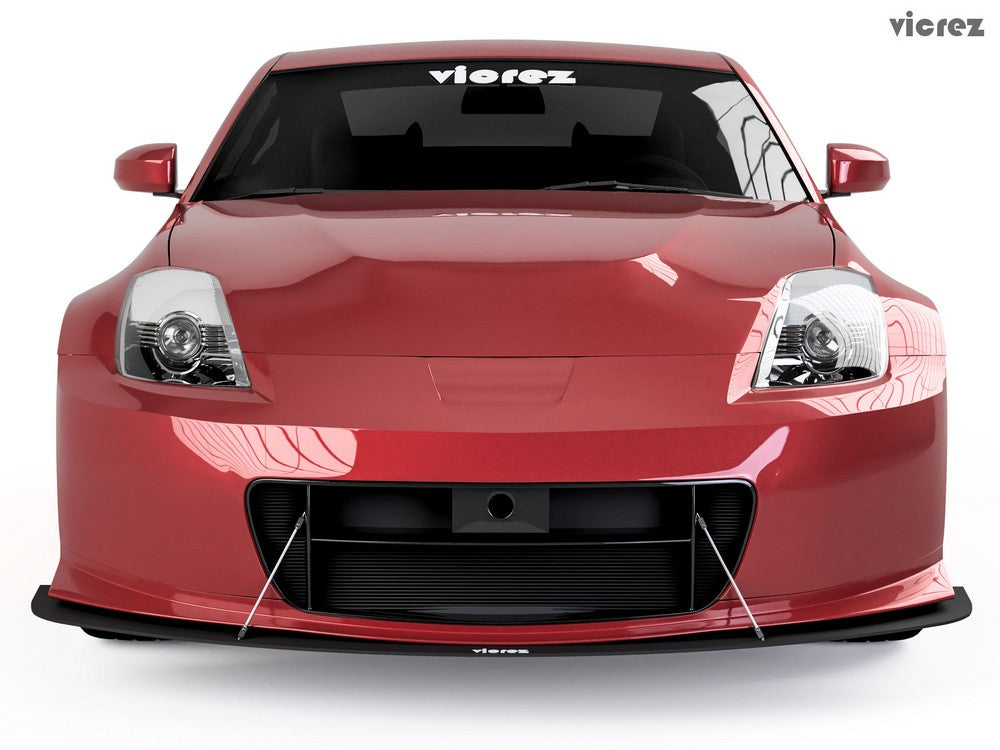2003-2008 Nissan 350Z Nismo V2 Style Front Bumper Lip Splitter - Vicrez