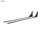2003-2008 Nissan 350Z Vulcano Pro Style Side Skirt Splitters - Vicrez