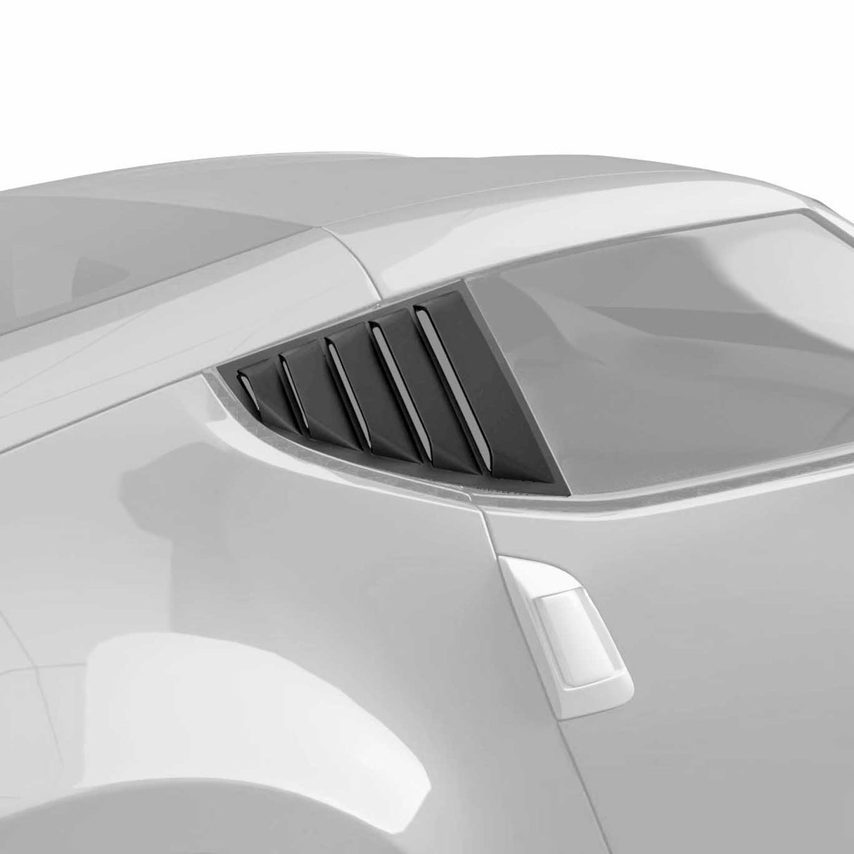 2009-2020 Nissan 370Z LV Style Quarter Window Louvers - Vicrez