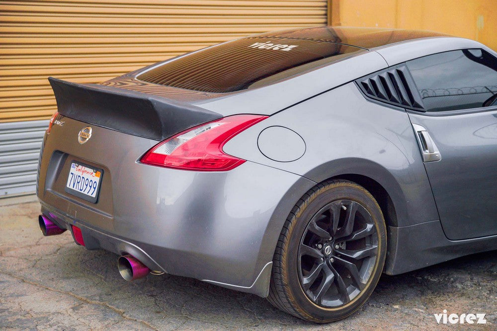 2009-2020 Nissan 370Z LV Style Quarter Window Louvers - Vicrez