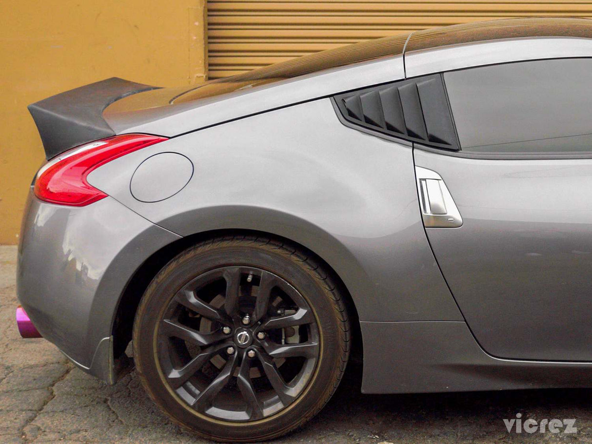 2009-2020 Nissan 370Z LV Style Quarter Window Louvers - Vicrez