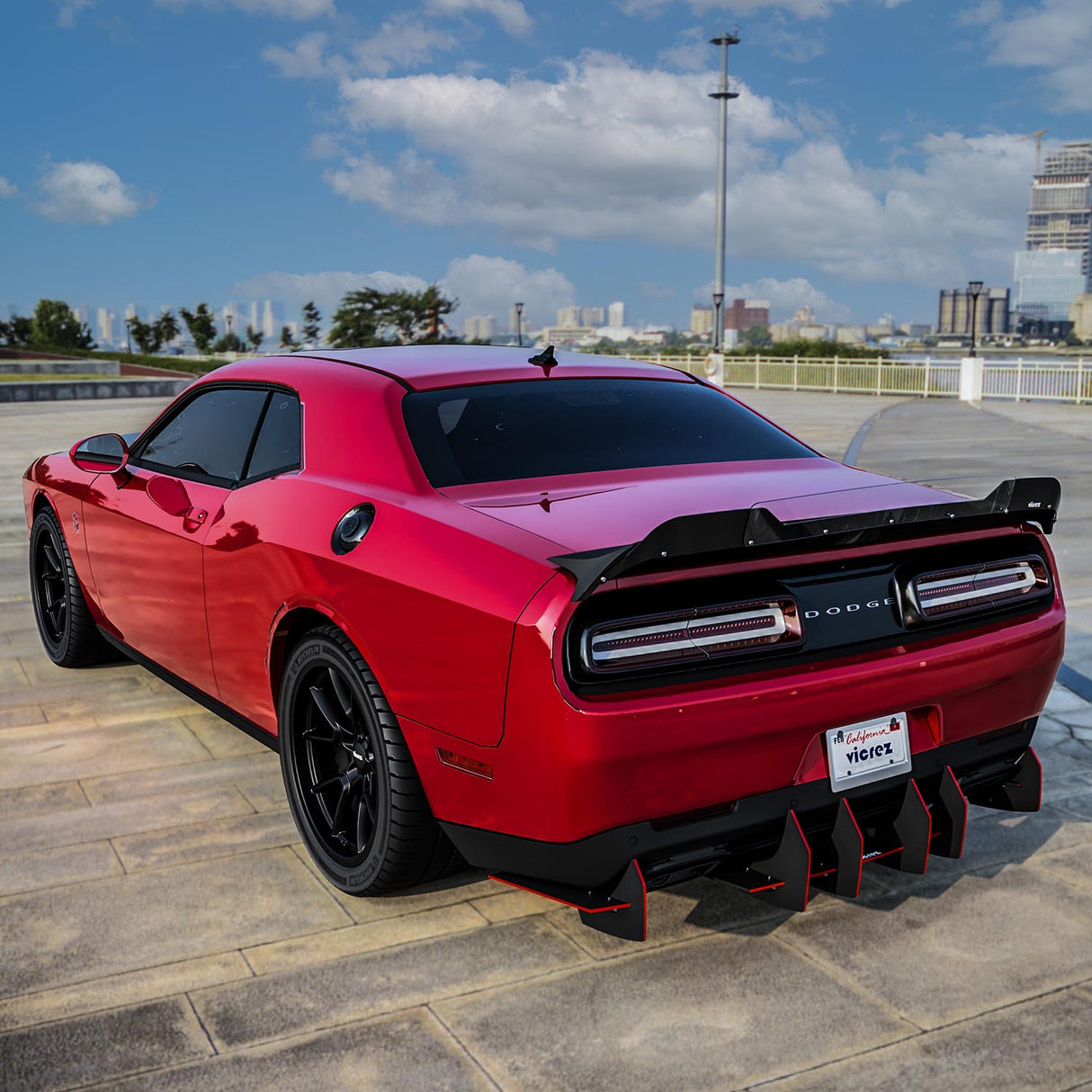 2008-2014 Dodge Challenger 2015+ OEM Style Rear Bumper - Vicrez