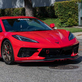 2020-2026 Chevrolet Corvette C8 R1 Style Front Bumper Lip Splitter - Vicrez